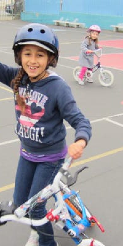 learning to ride bikes