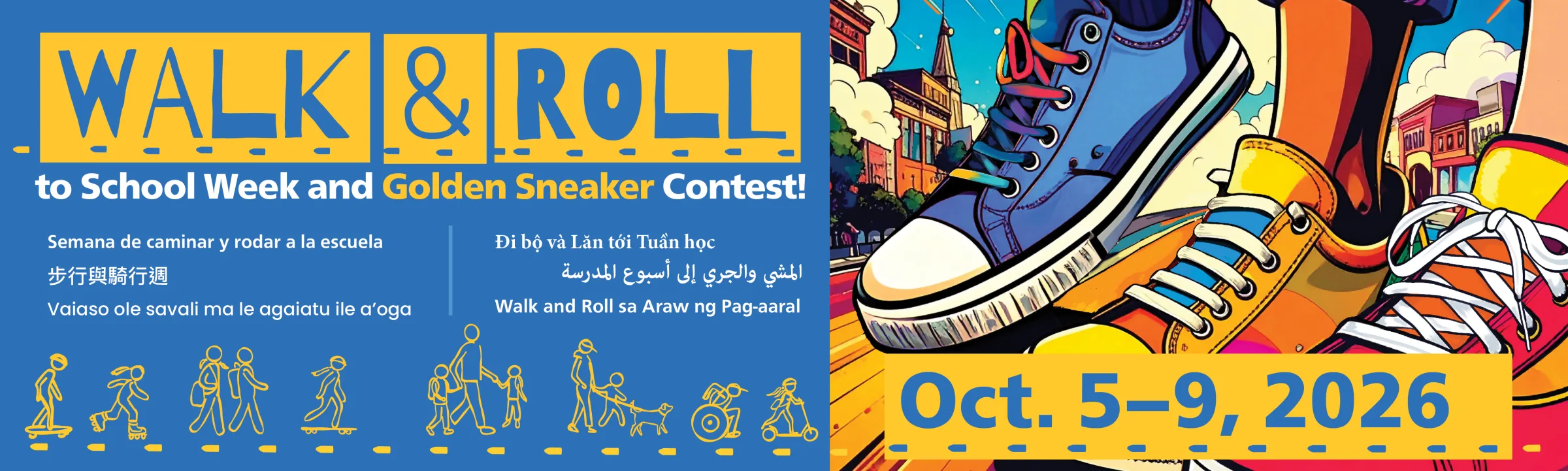 Walk & Roll to School Week 2026
